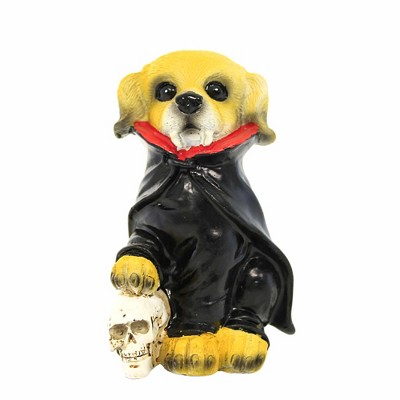 Ganz 4.0 Inch Costume Dog Figurine Vampire Jack-O-Lantern Ghost Animal Figurines