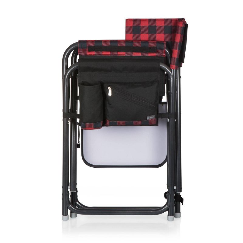Picnic Time Outdoor Directors Chair - Red/Black, 6 of 21