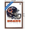 Trends International NFL Chicago Bears - Drip Helmet 20 Framed Wall Poster Prints - 3 of 4