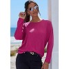 Women's Textured Long Sleeve Top - LASCANA - 3 of 4