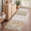 Washable Printed Rug Non Slip Low Pile Rug Soft Throw Floor Cover Foldable Indoor Carpet for Living Room Bedroom Playroom Nursery - 3 of 4