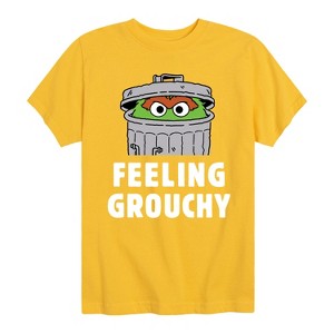 Boys' - Sesame Street - Feeling Grouchy Short Sleeve Graphic T-Shirt - 1 of 4