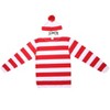 HalloweenCostumes.com Medium/Large  Men  elope Where's Waldo Costume, Red/White - 2 of 4