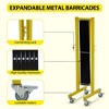 Industrial Expandable Metal Barricade, 11 Feet - 2 of 4