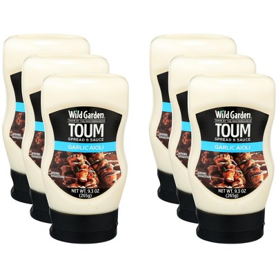 Wild Garden Sauce And Dressing Garlic Aioli Toum  - 9.3 Oz (Case of 6)