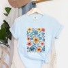 Simply Sage Market Watercolor Daisy Garden Garment Dyed Tee - 3 of 4
