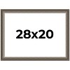 PosterPalooza | Weathered Black Picture Frame - UV Acrylic, Backing Board, Hanging Hardware Included - 2 of 4