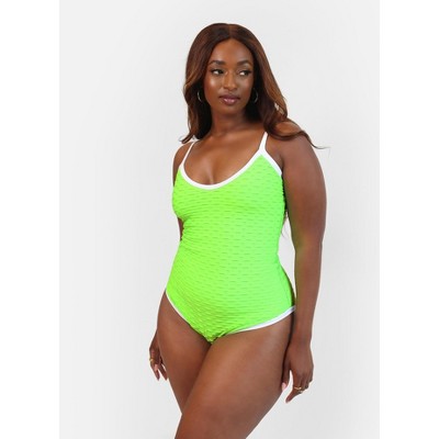 Rebdolls Women's Attention Seeker Popcorn Texture Swimsuit