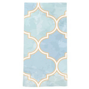 Briarwood Lane Everyday Hand Towel 26x18 Blue Quatrefoil Hand Towel - 1 of 3