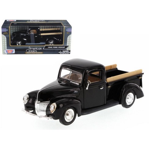 1940 Ford Pickup Truck Black 124 Diecast Model Car By Motormax