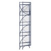 Breighton Home 57.5" Flexi Space 5 Tier Folding Metal Corner Shelf Cobalt Blue - 4 of 4