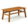 Karl Home Patio Light Brown Wood Coffee Table - 4 of 4