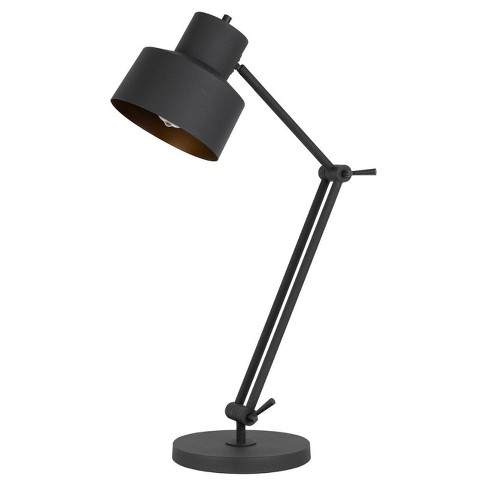 33 Davidson Adjusdesk Height Metal Desk Lamp Matte Black - Cal