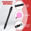 Unique Bargains 2BA Thread Aluminum Dart Shafts with Rubber Rings for Steel Tip 8 Pcs - 3 of 4