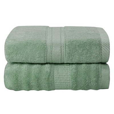 2 Pcs Cotton Absorbent Luxury Bath Towel Sets - Piccocasa : Target