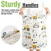 Garnen Kids Toy Basket, Large Toy Storage Organizer Bin for Baby Nursery Room, Truck Themed Laundry Basket Collapsible Laundry Hamper for Dirty Cloth - 3 of 4