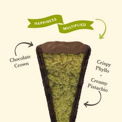 MUDDY BITES Dubai Chocolate Waffle Cone Snacks - 4.25oz
