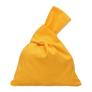 Unique Bargains Cotton Soft Clutch Women's Small Wrist Knot Handbag - 1 of 4