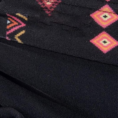 black printed