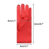 INSPIRE CHIC Women's Satin Lightweight Wrist Length Gloves - 2 of 4