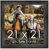 PosterPalooza | 21x21 Wide Barnwood Picture Frame, UV Acrylic, 6 Finishes - Grey, Brown, White, and Black - 2 of 4