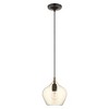 Livex Lighting Pendants 1 - Light Pendant in  English Bronze/Antique Brass - 3 of 4