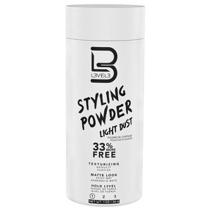 L3EVEL 3 Light Hold Styling Powder - Natural Matte Hairstyle - Texturizing and Volumizing 1oz - 1 of 4