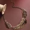 SOHI Women's California Gold Party Statement Necklace - 2 of 4