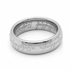 Ginger Lyne Tungsten Wedding Band for Men or Women Lords One Ring of Power Silver 6mm or 4mm - 3 of 4