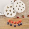 Aoibox 4Pcs Silicone Mold Set for Cake Decorating, Chocolate, Candy, Fondant, Cupcake Topper, Polymer Clay, Resin - Berry Series - 4 of 4