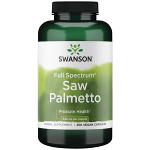 Swanson Herbal Supplement Full Spectrum Saw Palmetto 540 mg Capsule - 1 of 2