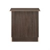 GlasFlength Nightstands Nightstand Modern Bedside Table Accent Bedside End Table with 3 Drawers for Bedroom Modern, Brown, 22"*18"*23" - 4 of 4
