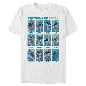 Men's Lilo & Stitch Emotions Of Experiment 626 T-Shirt - 1 of 4