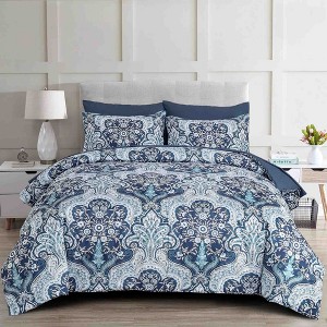 BAGOKIE Boho Paisley 7 Pieces Bed in a Bag Comforter Set - 1 of 4