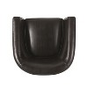 GDFStudio Arias Contemporary Faux Leather Tub Club Chair, Dark Brown - 4 of 4