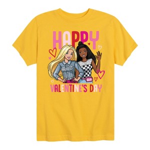 Boys' - Barbie - Happy Valentine's Day Short Sleeve Graphic T-Shirt - 1 of 4