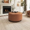 Christopher Knight Home Furina Modern Upholstered Button Tufted Round Ottoman - 2 of 4