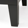 PAGED 50 Inch Storage Ottoman Bench Modern Leather Bench with Button Tufted Cushion for Living Room, Bedroom, Entryway - 4 of 4