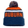 NCAA Auburn Tigers Humid Knit Cuffed Pom Beanie: Auburn University Accessories - 2 of 3