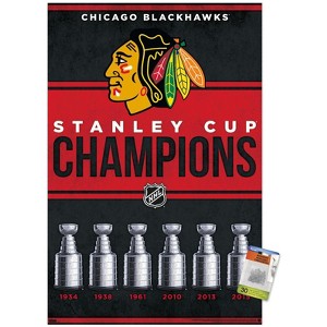 Trends International NHL Chicago Blackhawks - Champions 23 Unframed Wall Poster Prints - 1 of 4