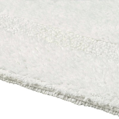 Ivory Cotton Tufted Reversible Bath Rug 24" x 40"