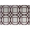 HomeRoots 5' X 8' Silver Abstract Geometric Hand Tufted Non Skid Area Rug - 4 of 4
