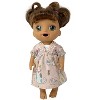 Doll Clothes Superstore Cat Print Nightgown Fits 12 Inch Baby Alive And Little Baby Dolls - 3 of 4