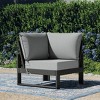 WestinTrends Montara Outdoor HDPE Sectional Corner Sofa Seat with Water-Proof Cushions - 2 of 4