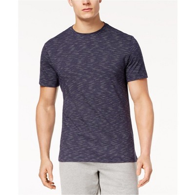 Club Room Mens Textured Stripe Basic T-Shirt