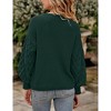 Clearlove Girls' Chunky Rib Knit Sweater - Cozy Long Sleeve Pullover Top - 4 of 4