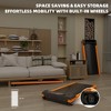 FIONECA 6% Incline Under Desk Treadmill ¨C Portable Walking Pad with LED Display, 1HP, 220 lbs Capacity - 4 of 4
