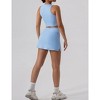 Women's Sport Skirt Breathable Mini Yoga Skirts Slim Fit Running Fitness Tennis - 3 of 4