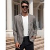 Men's Two - Button Single Blazer, Stylish and Versatile Suit Jacket for Formal and Casual Occasions - 2 of 4
