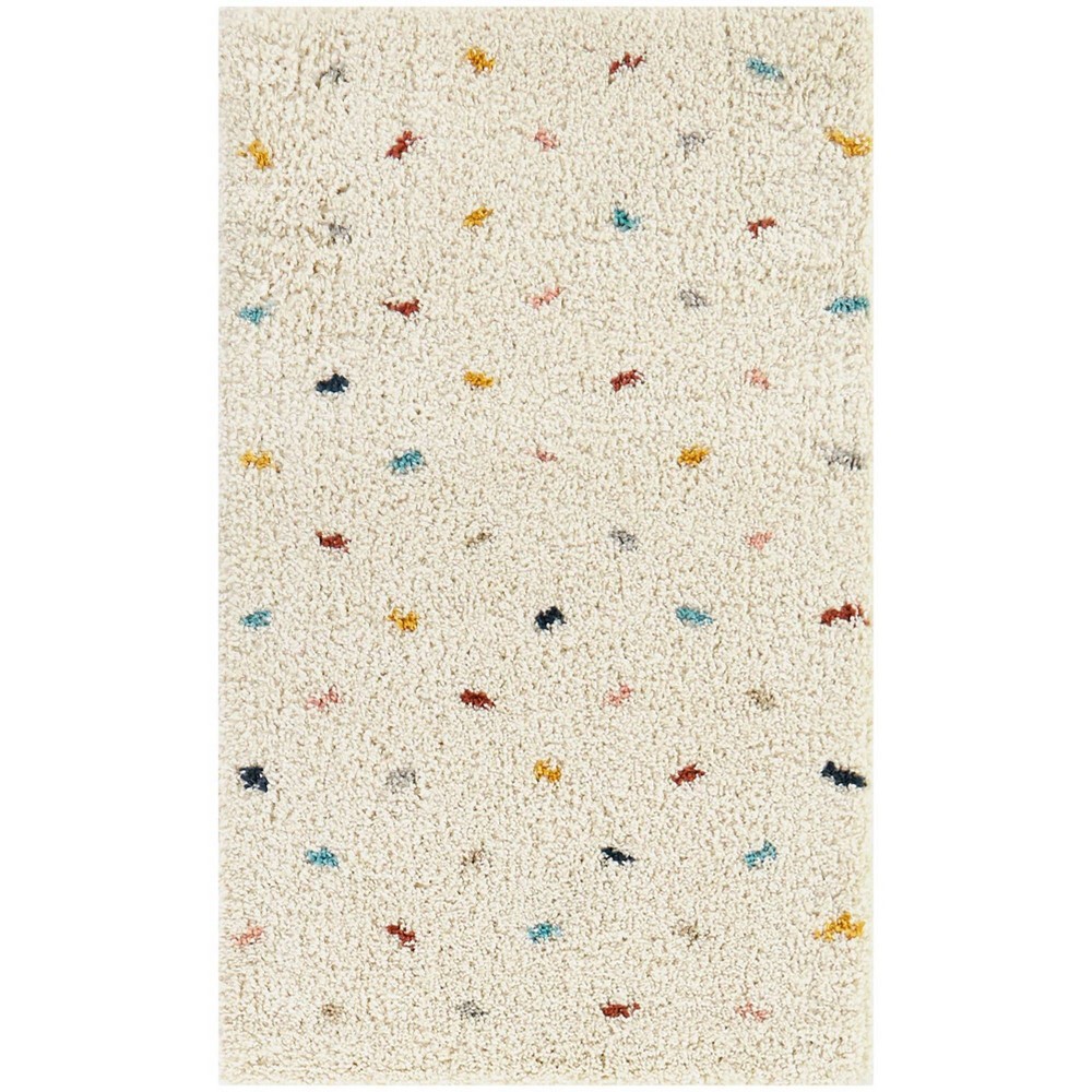 Photos - Area Rug 5'3"x7' Enrica Dots Kids'  White - Balta Rugs